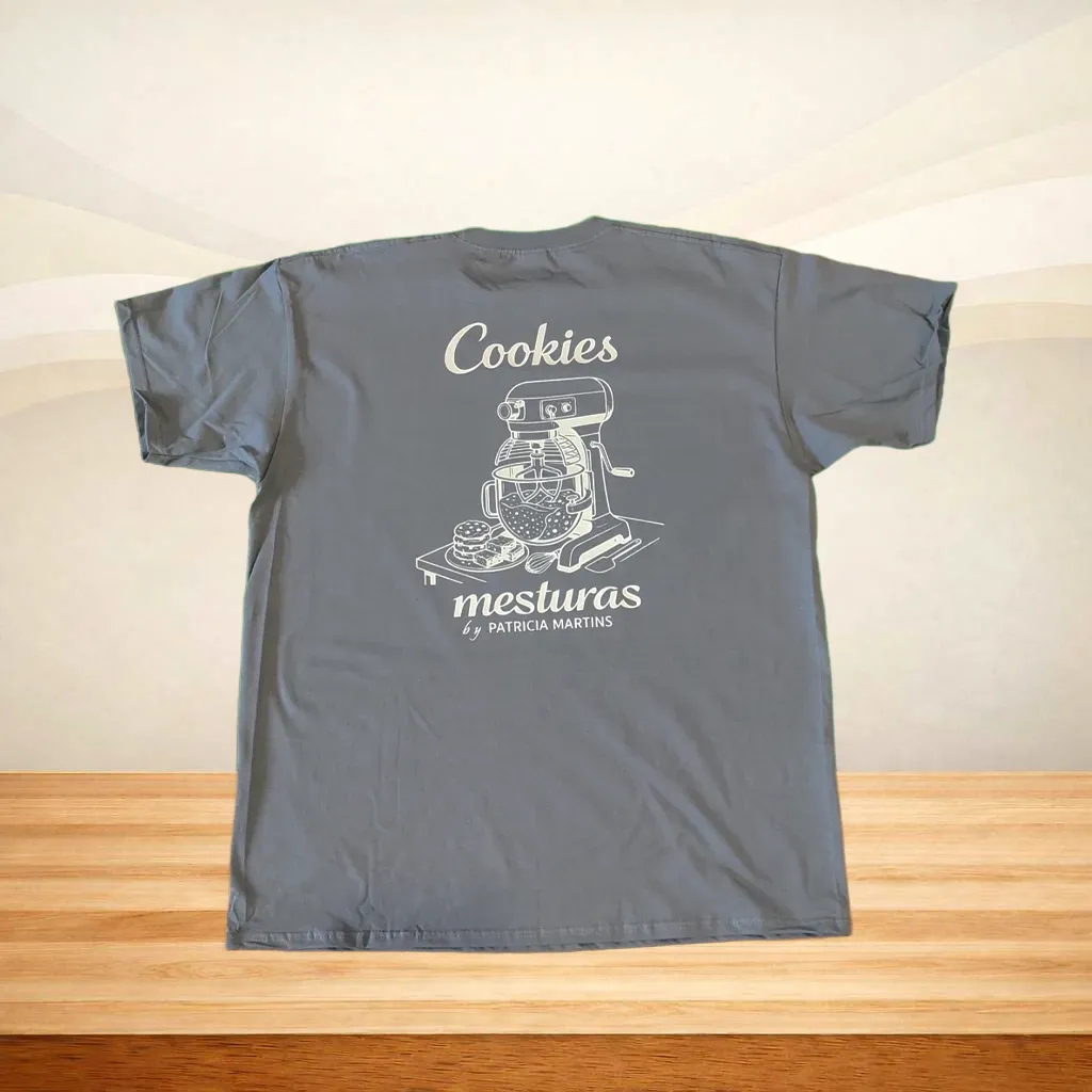 Camiseta Mesturas Cookies webp Camiseta personalizada moda