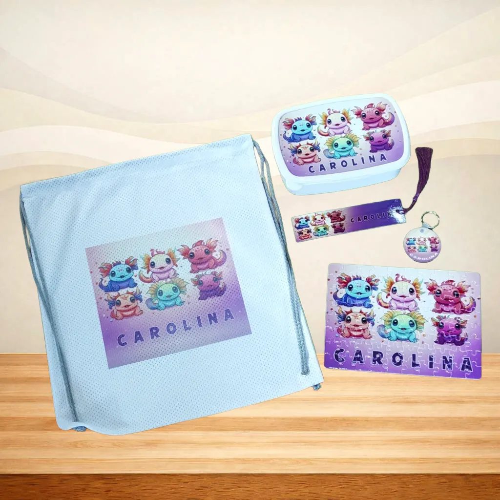 Pack ajolotes web Pack infantil personalizado para regalo